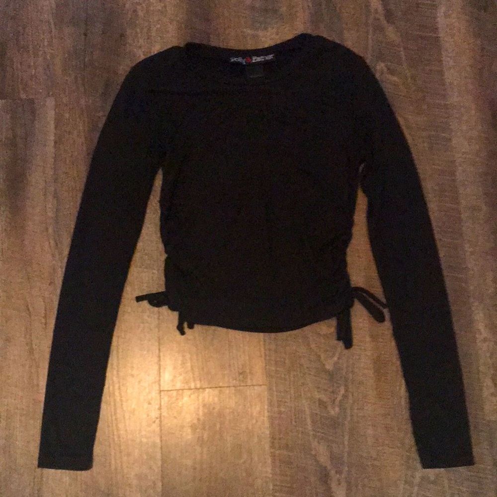 Long Sleeve Black Top